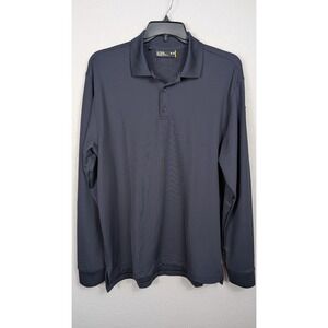 Under Armour Mens Tactical Polo Long Sleeves Black XL Loose Fit
